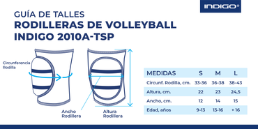 Genouillère Rembourrée Pour Volleyball INDIGO Bleu