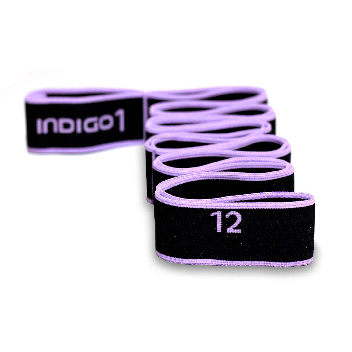 Elastic Band Closed Loop 12 Handles Indigo Medium 127*4 cm