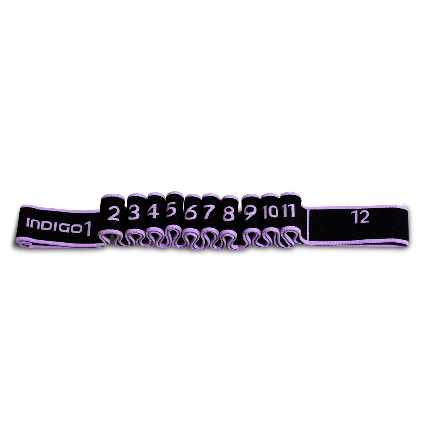 Elastic Band Closed Loop 12 Handles Indigo Medium 127*4 cm