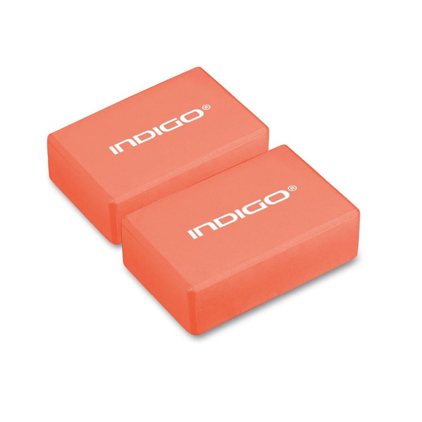 Bloc De Yoga INDIGO 2 Pièces En Mousse EVA Et Pilates Léger Et Antidérapant.