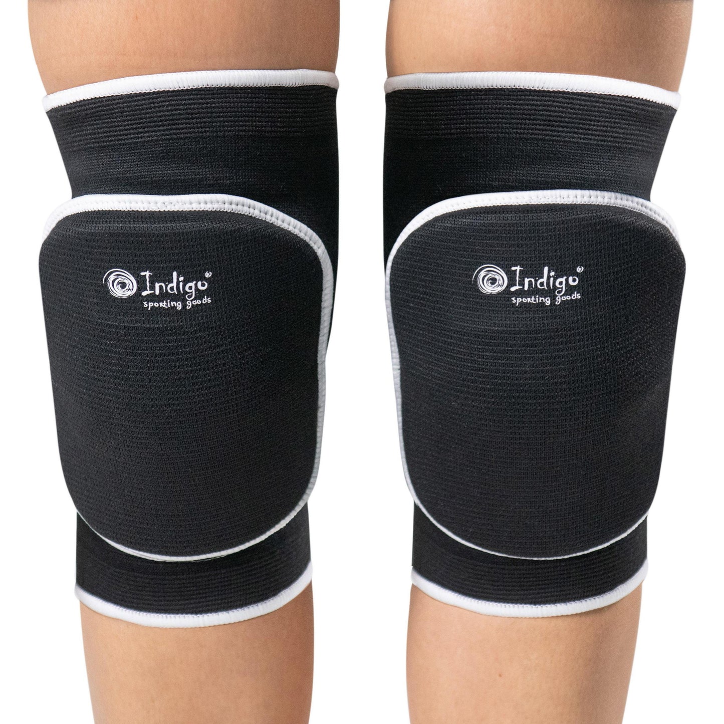 Genouillère Rembourrée pour Volleyball INDIGO Noir