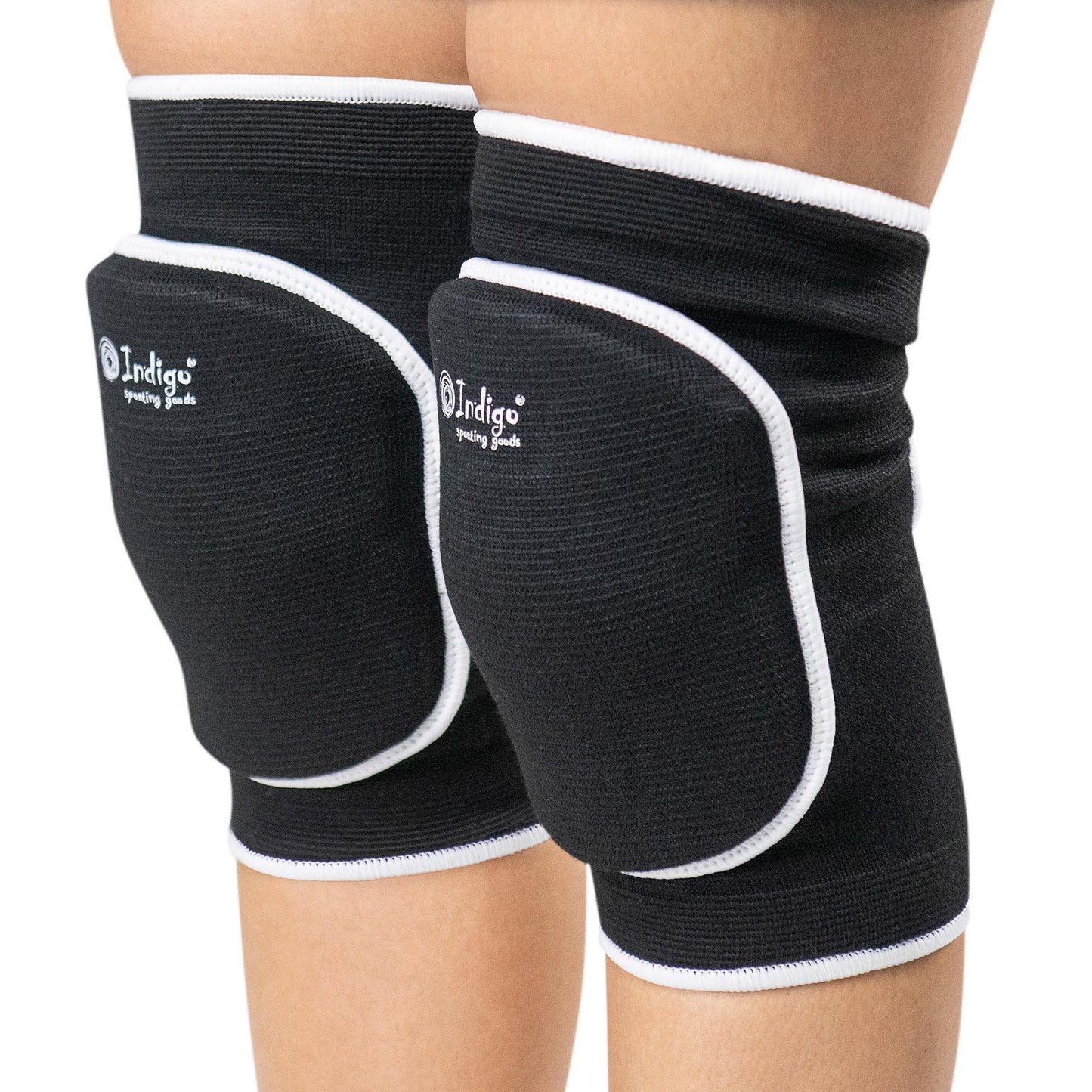 Genouillère Rembourrée pour Volleyball INDIGO Noir