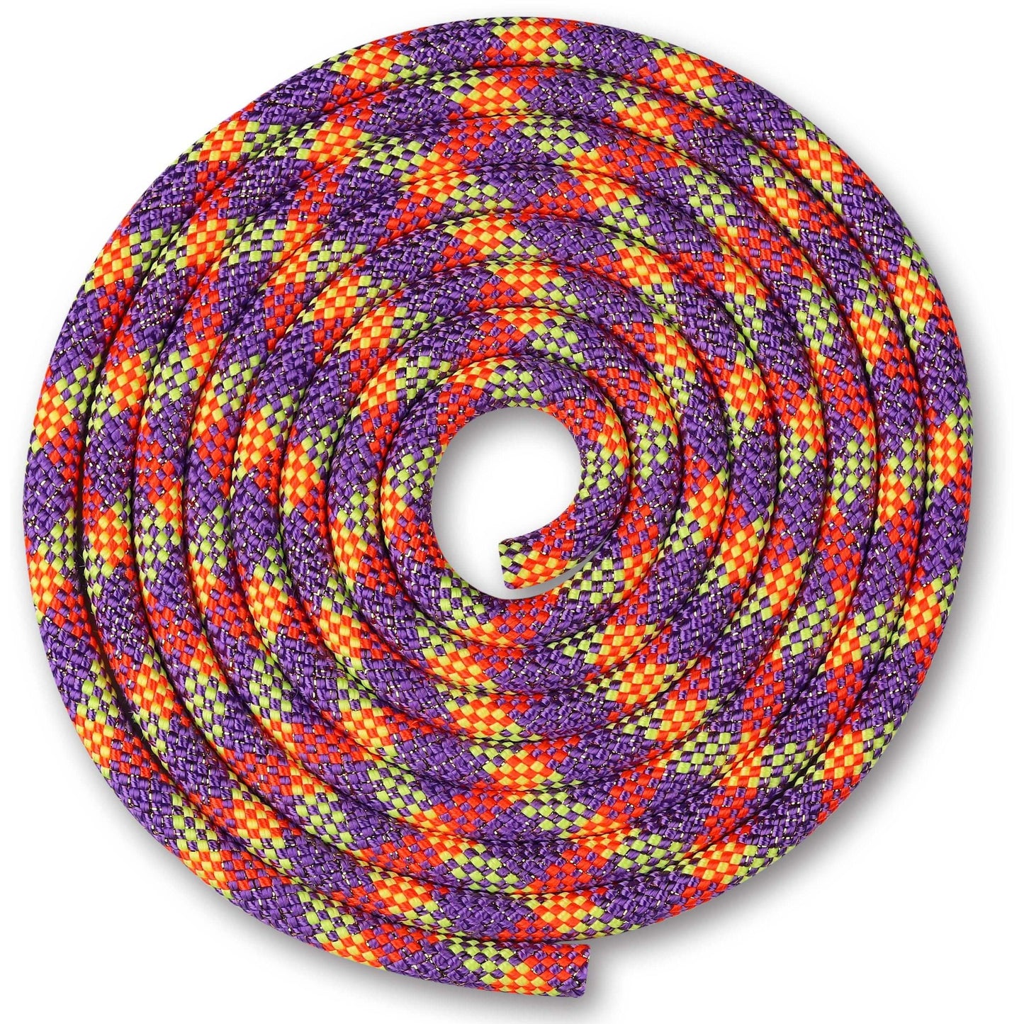 Weighted Rhythmic Gymnastics Rope 150 g with Lurex Indigo 2.5 m