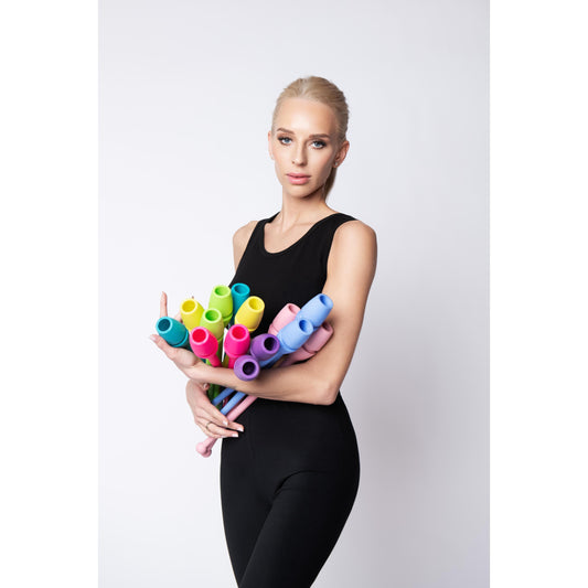 Mazas Engarzables de TPE HAYA INDIGO 36 cm