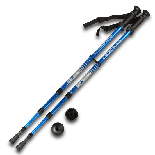 Trekking Poles - Telescopic Hiking INDIGO 60-135 cm