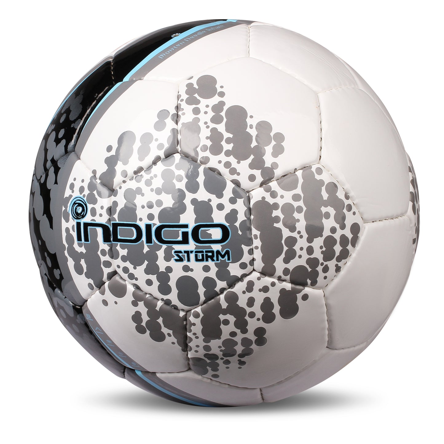 Storm Indigo Soccer Training Ball No.5 White-Blue-Gray