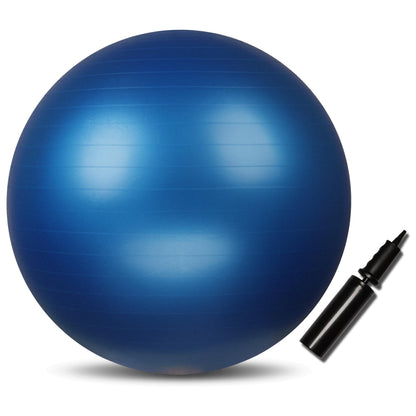 Gym Ball Anti-Burst + Pump INDIGO