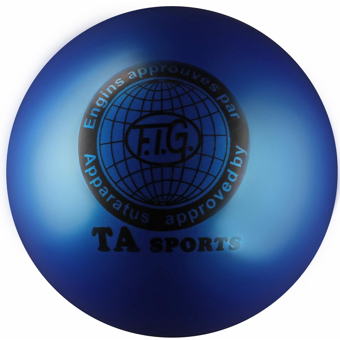 Pelota PVC Metalizada 400 gr INDIGO 19 cm