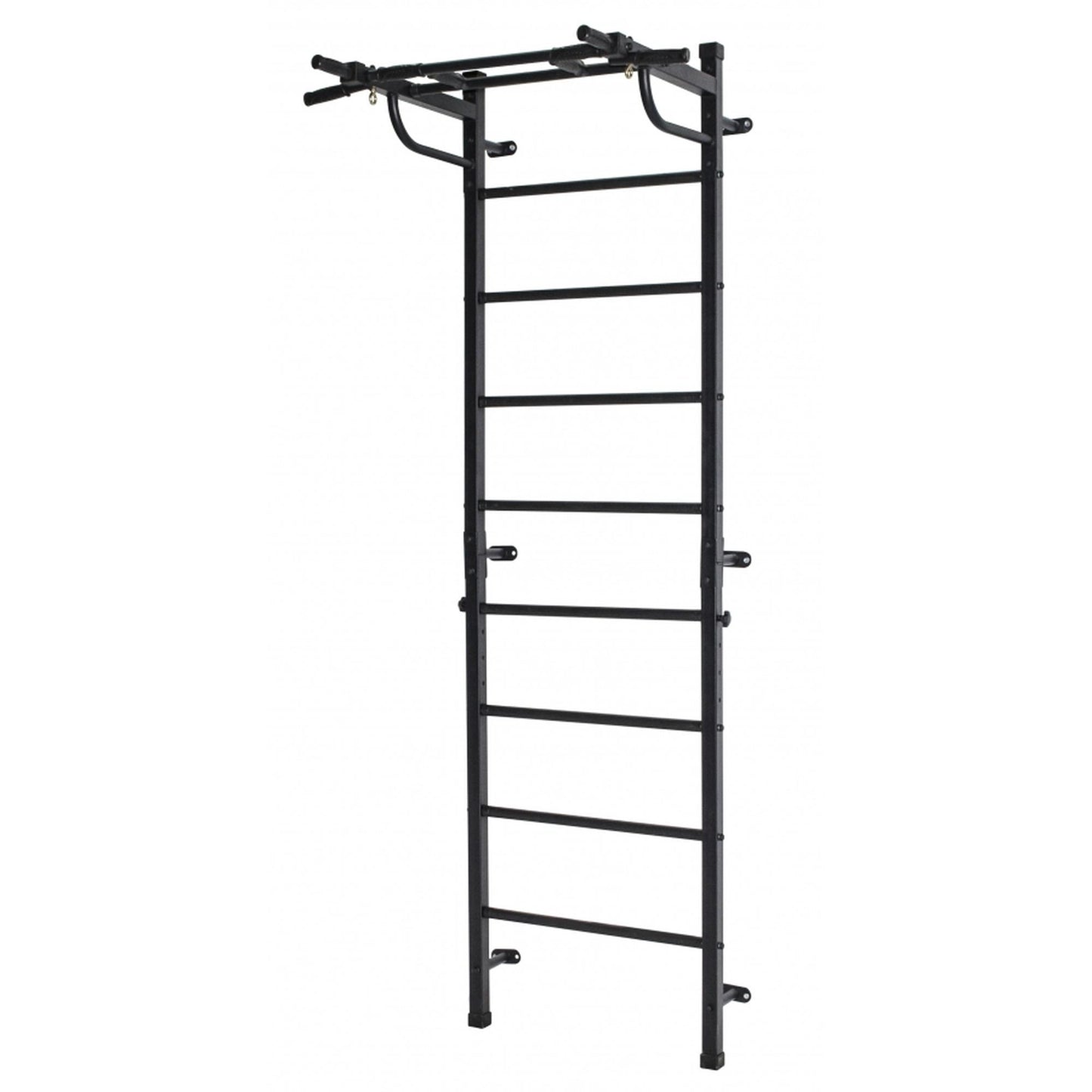 Gimnasio Adultos de Pared con Espaldera y Barra de Dominadas hasta 250 kg BOGATYR FLEXTER 241*78*68.5 cm Negro