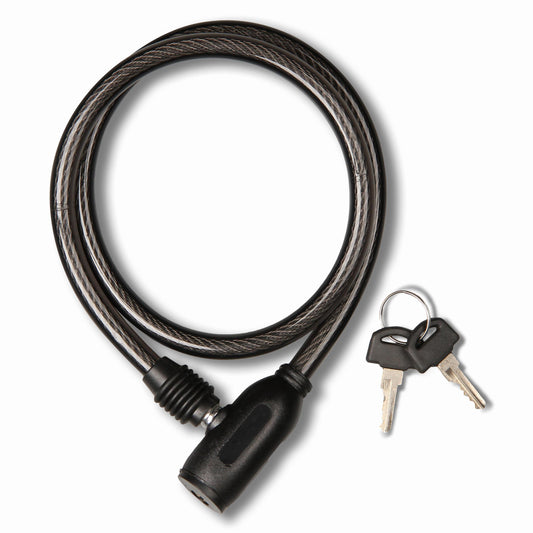 Cadeado de cabo de aço GOLDEN KEY 1 * 80 cm preto