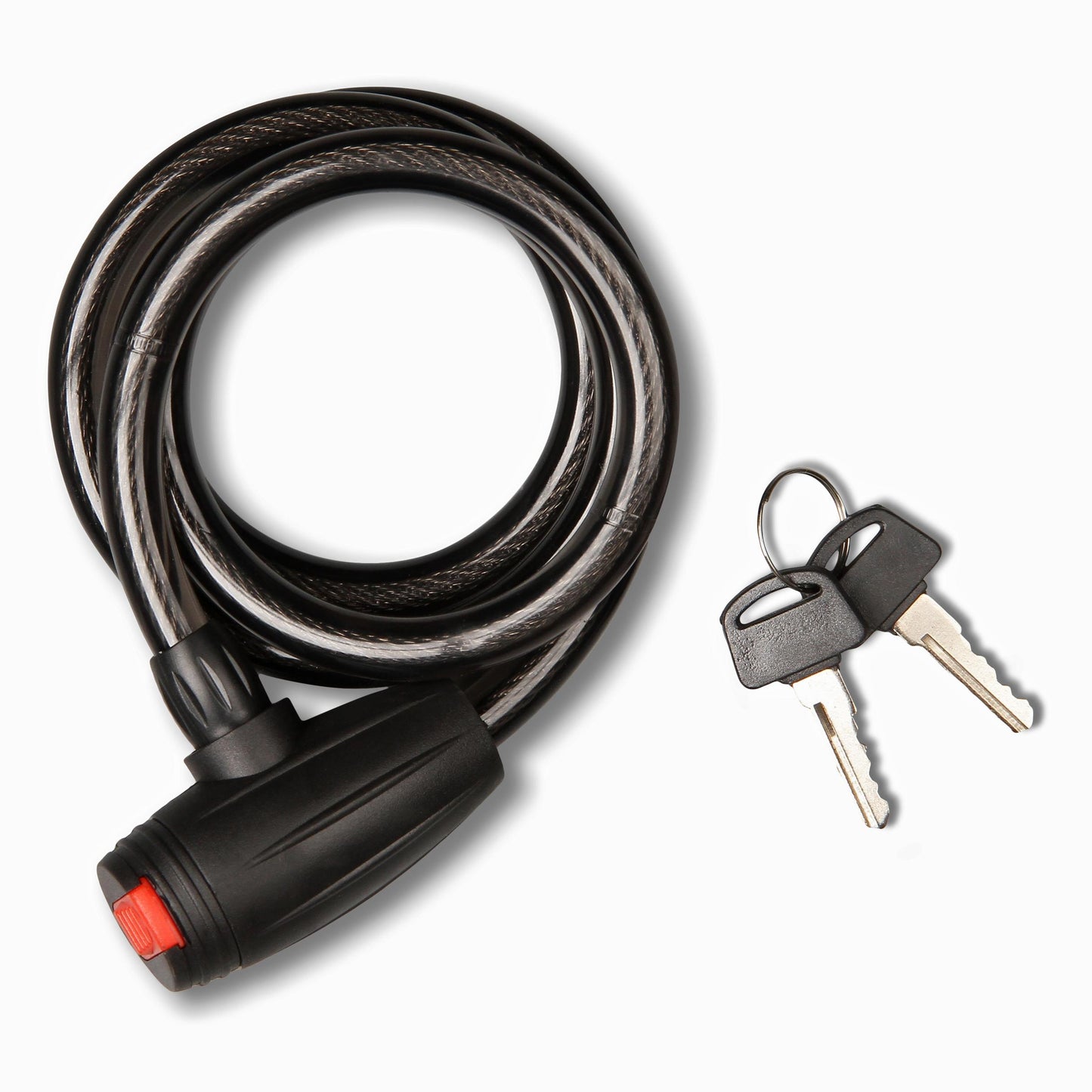 Golden Key Black Steel Cable Lock