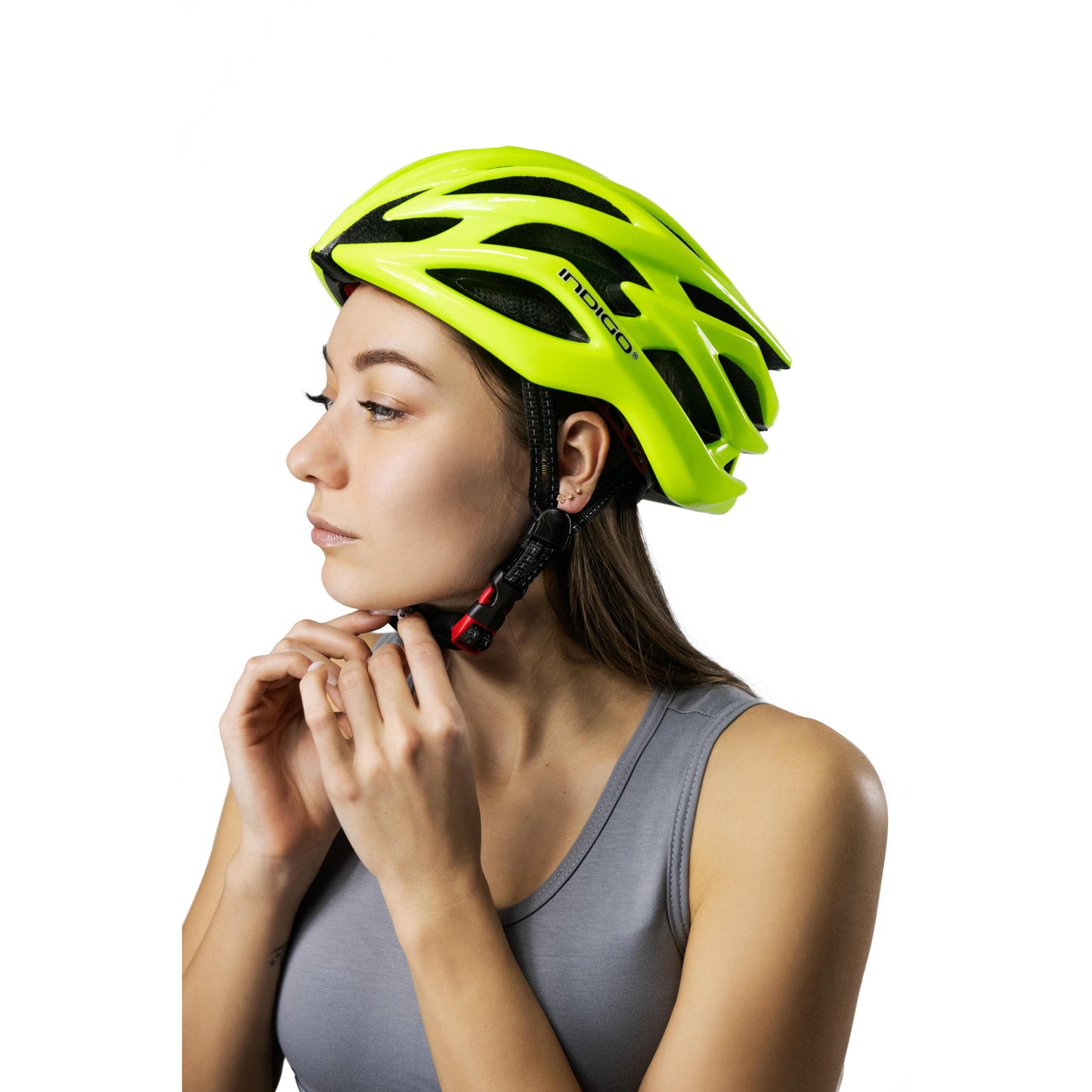 Casco de Bicicleta Adulto con Ventilación IN370 INDIGO