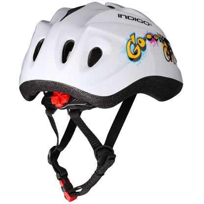 Capacete de bicicleta infantil ventilado INDIGO 48-56 cm