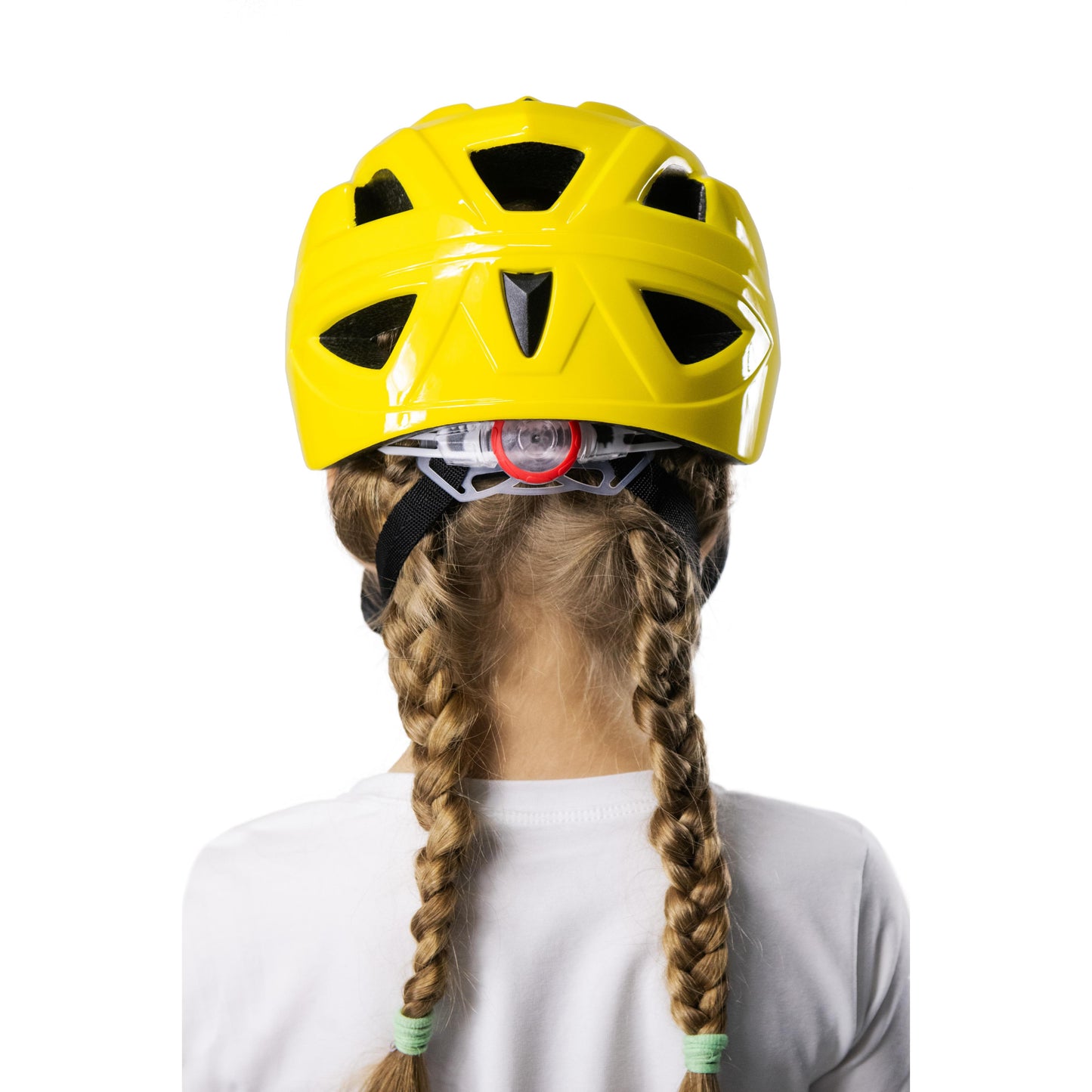 Capacete de Bicicleta Criança com Ventilação INDIGO 51-55 cm Verde Claro