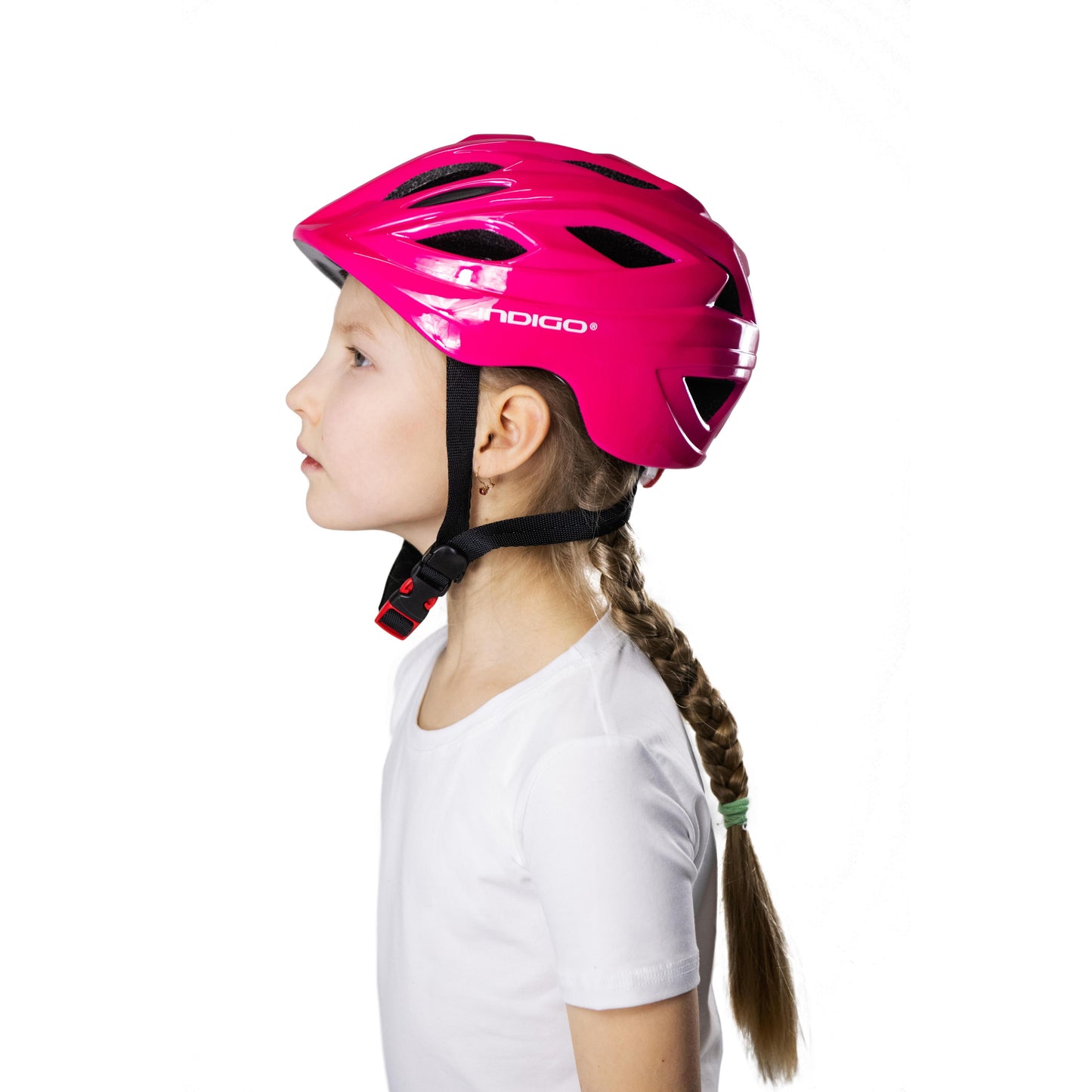 Casco de Bicicleta Infantil con Ventilación IN073 INDIGO 51-55 cm