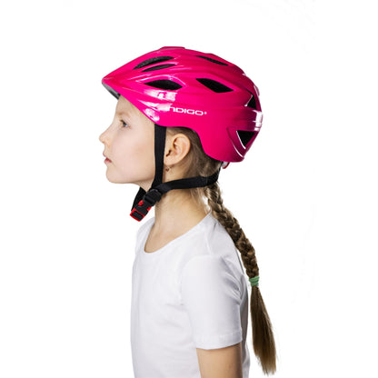 Capacete de Bicicleta Criança com Ventilação INDIGO 51-55 cm Verde Claro