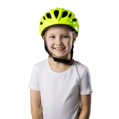 Capacete de Bicicleta Criança com Ventilação INDIGO 51-55 cm Verde Claro