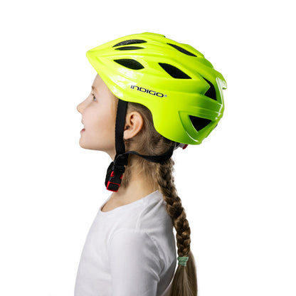 Casco de Bicicleta Infantil con Ventilación IN073 INDIGO 51-55 cm