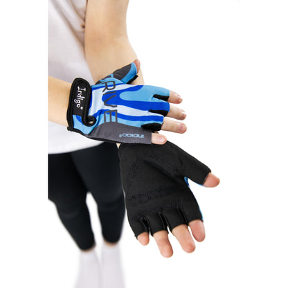 Children's Cycling Gloves INDIGO DRIVE