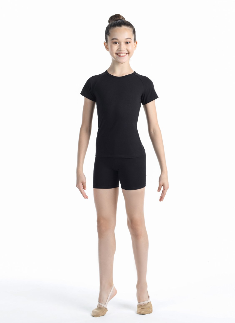 Raglan Sleeve Cotton Shirt SOLO Black