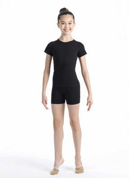 Raglan Sleeve Cotton Shirt SOLO Black