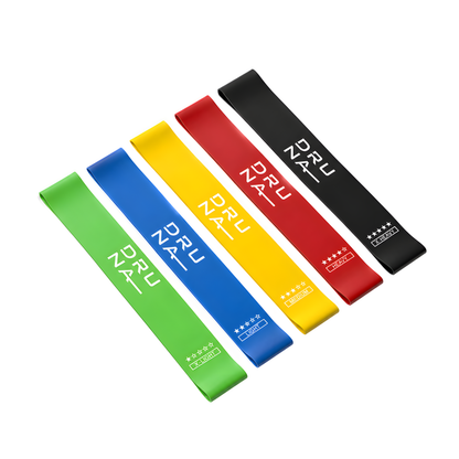 Set of 5 Latex Resistance Bands DRUNA