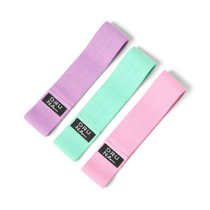 Fabric Resistance Bands 3 Levels INDIGO
