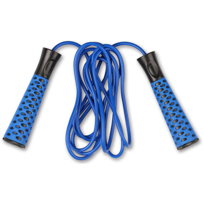 PVC Jump Rope With Plastic Handles Adjustable Cord Length INDIGO 2.75 m