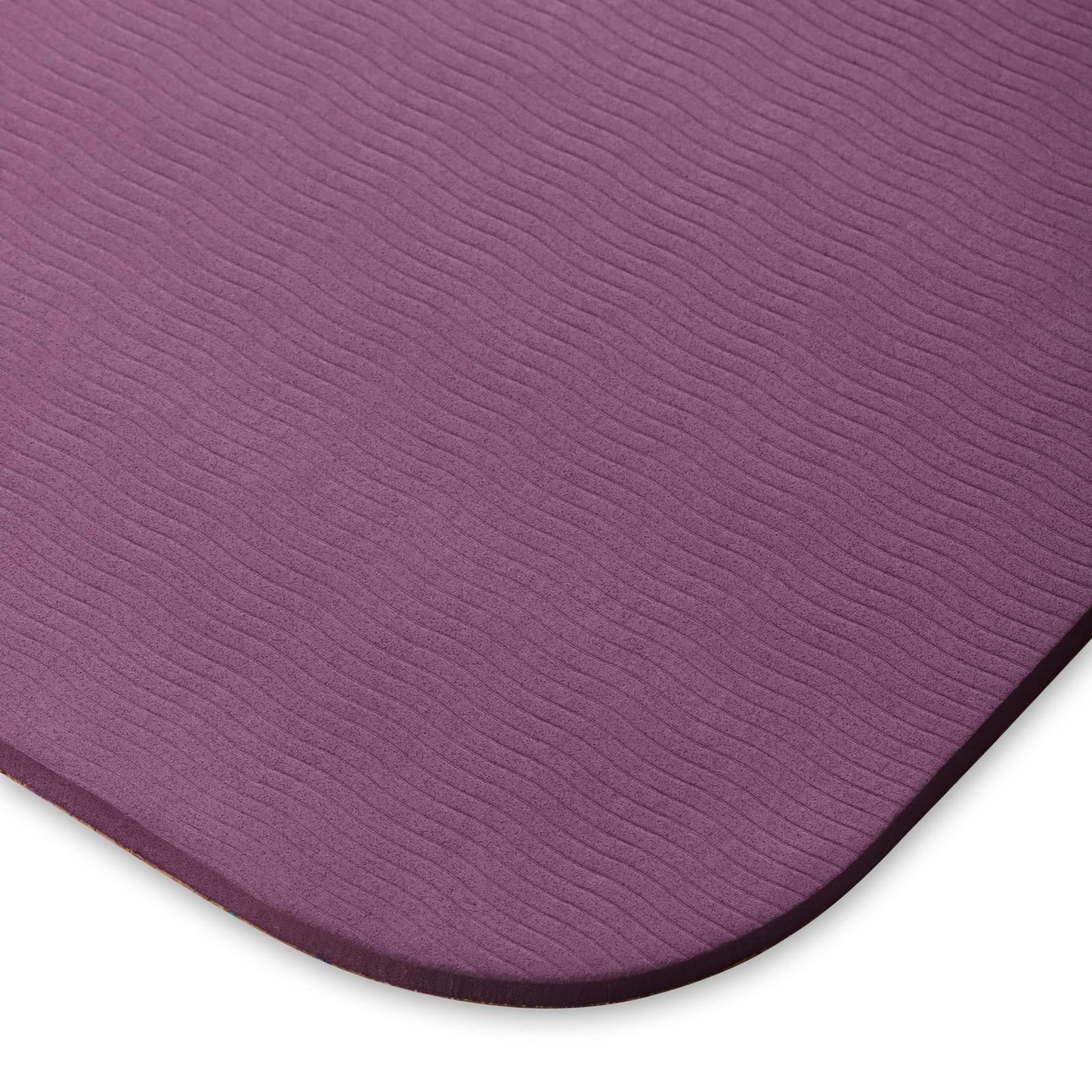 Tapete Yoga e Fitness TPE e CORK INDIGO 173*61*0,6 cm Castanho-Violeta