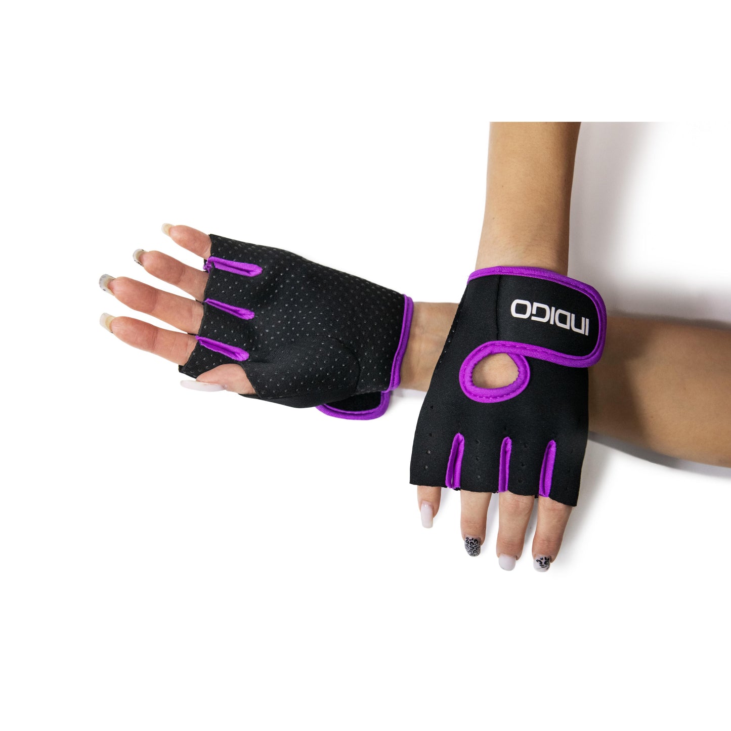 Gants Fitness avec Ajustement en Néoprène pour Femme INDIGO