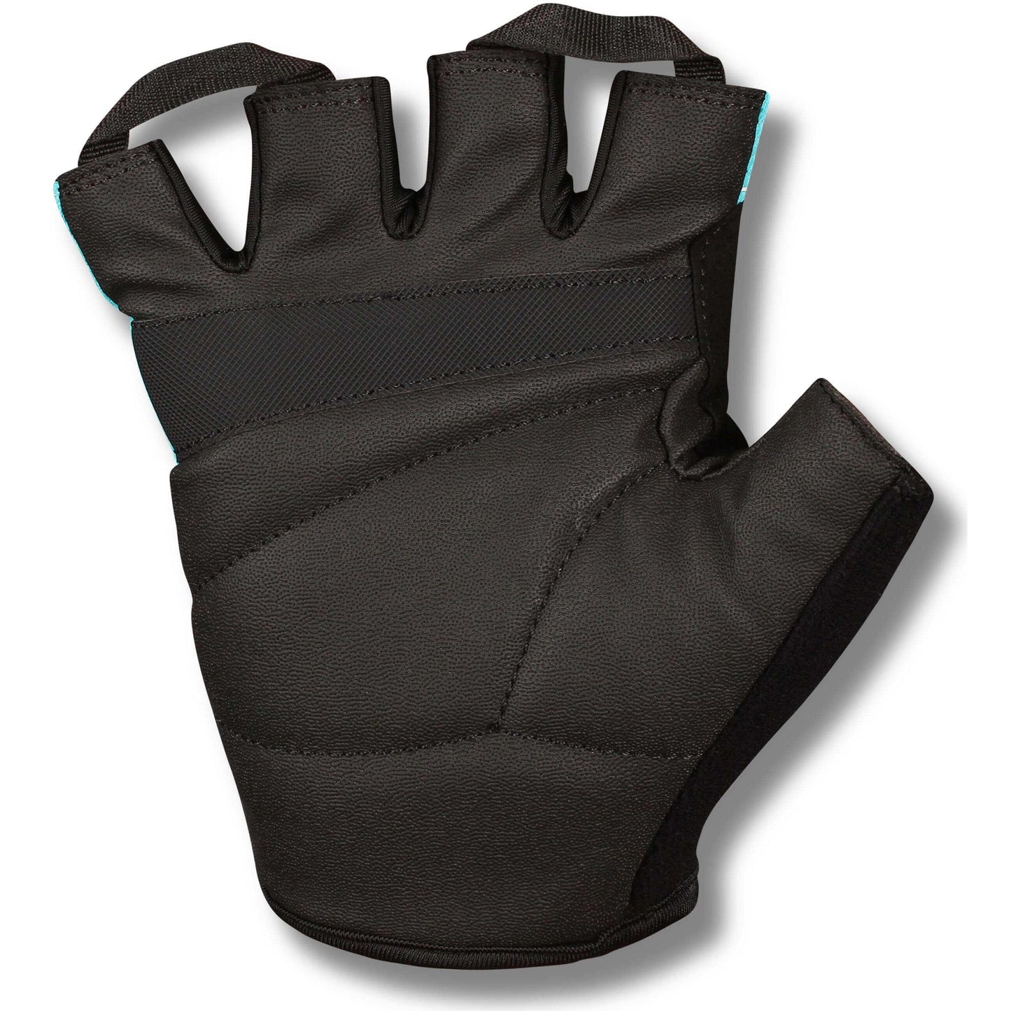 Guantes Fitness de Elastano Piel y Neopreno para Mujer INDIGO Turquesa