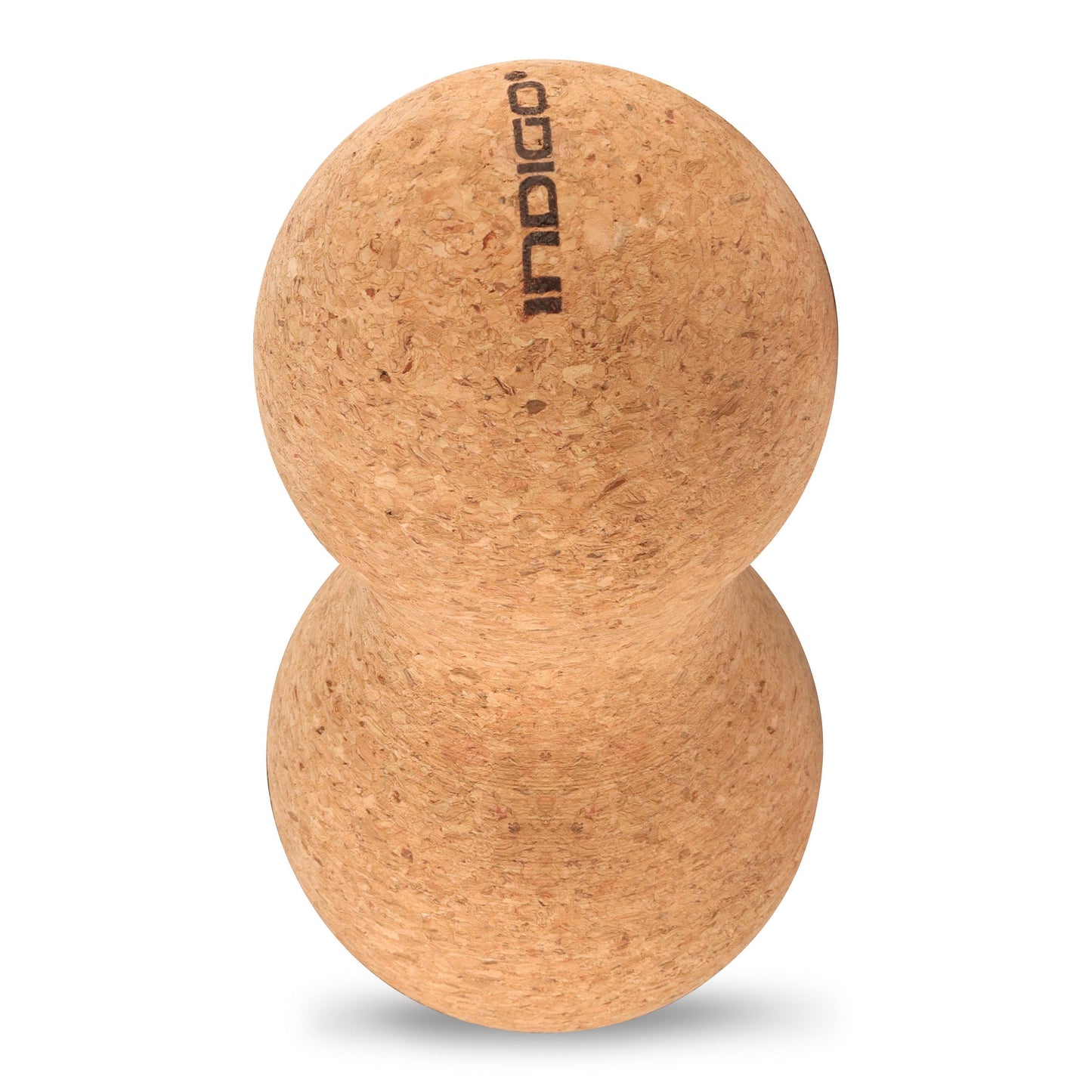 Bola de Massagem de Yoga de Cortiça Dupla INDIGO 13,5*6,5 cm Castanho