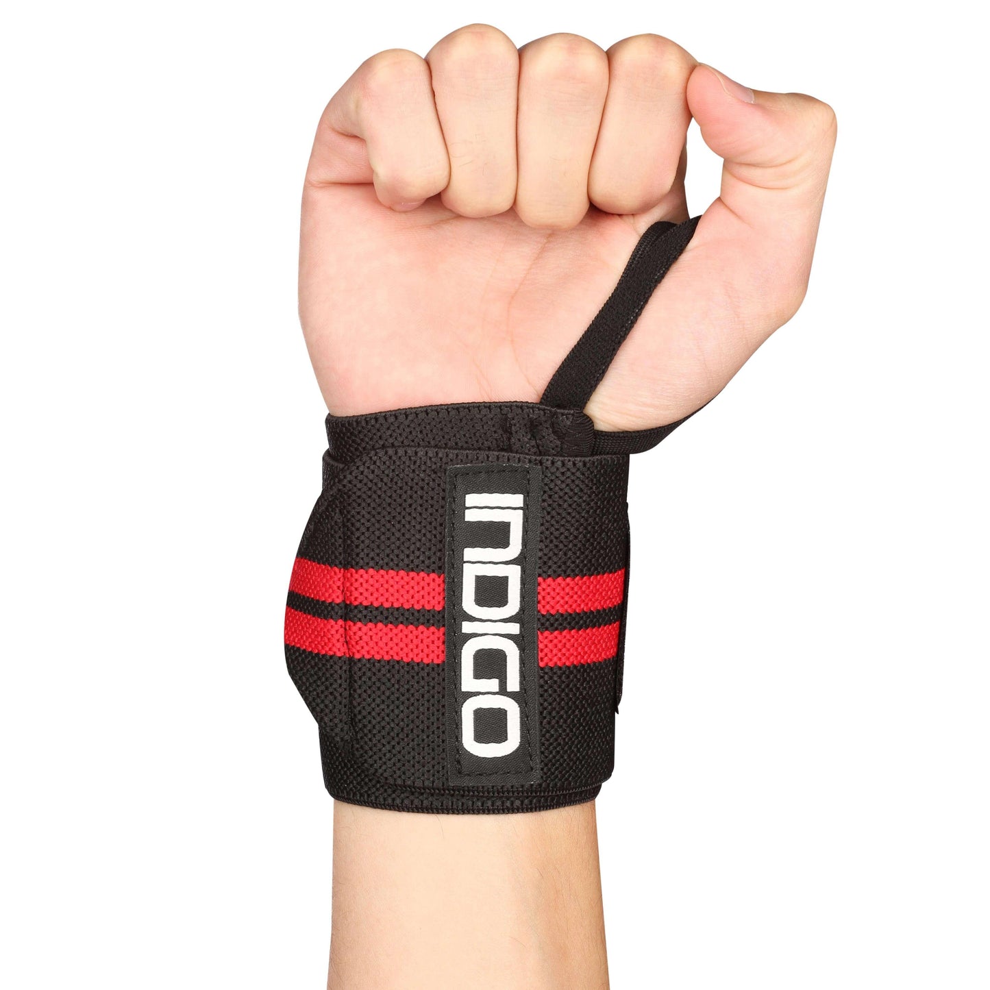 Pulseiras Esportivas Gym INDIGO Preto-Vermelho