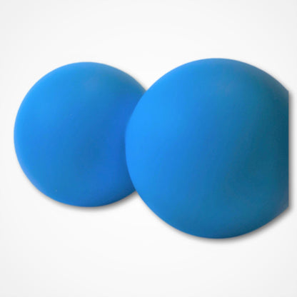 Pelota para Masajes Doble para Yoga INDIGO 12,6*6,3 cm