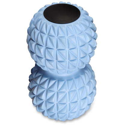 Pelota para Masajes Doble para Yoga INDIGO 18*10 cm