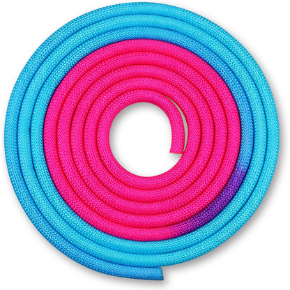 Corda de Ginástica Rítmica 165g INDIGO Bicolor 3 m Azul Claro-Rosa