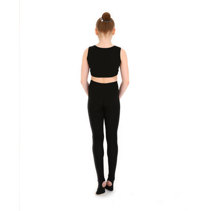 Leggins para Gimnasia Rítmica con Medio Pie INDIGO Negro