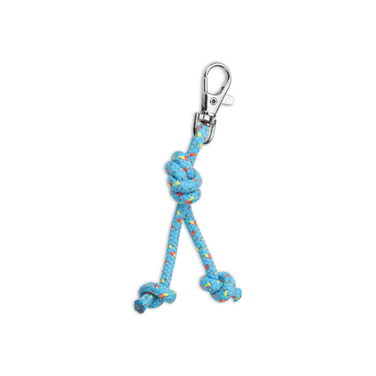 Keychain Rope with Lurex for Rhythmic Gymnastics INDIGO