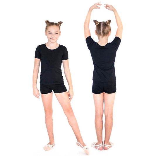 Shorts de Gimnasia para Niñas INDIGO Negro