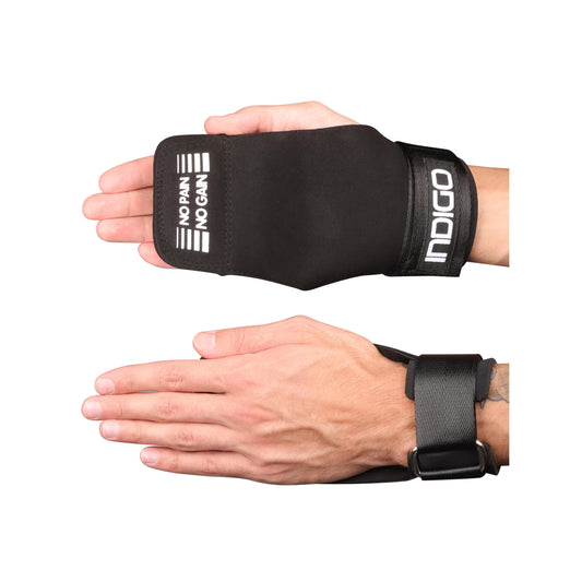 Coussinets Sportifs Calleras Avec Large Poignet Pour Crossfit INDIGO Noir