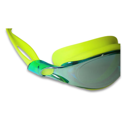 Swimming Goggles with Mirror Lenses DRAGONFLY INDIGO