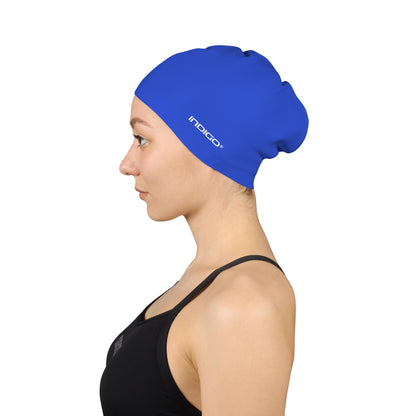 Gorro de Natación Silicona para Cabellos Largos INDIGO