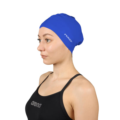 Gorro de Natación Silicona para Cabellos Largos INDIGO