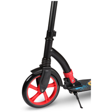 Trottinette Pliable Adultes Jusqu'à 100 Kg GO INDIGO Noir-Rouge