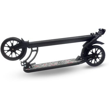 CITY INDIGO Black Folding Scooter Adults Up To 100 Kg