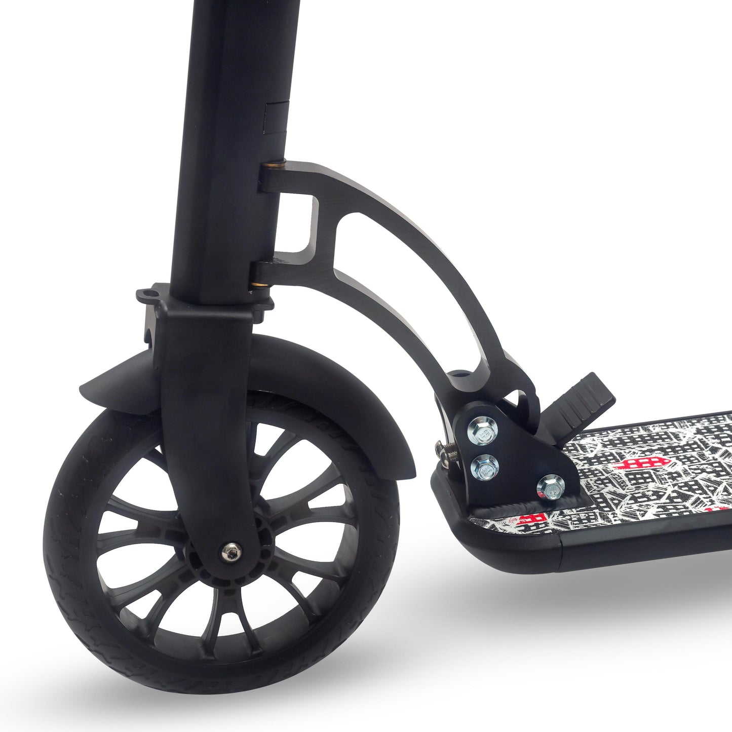 CITY INDIGO Black Folding Scooter Adults Up To 100 Kg