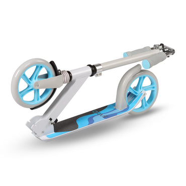 Drive Indigo White-Light Blue Folding Scooter Adults Up To 100 Kg