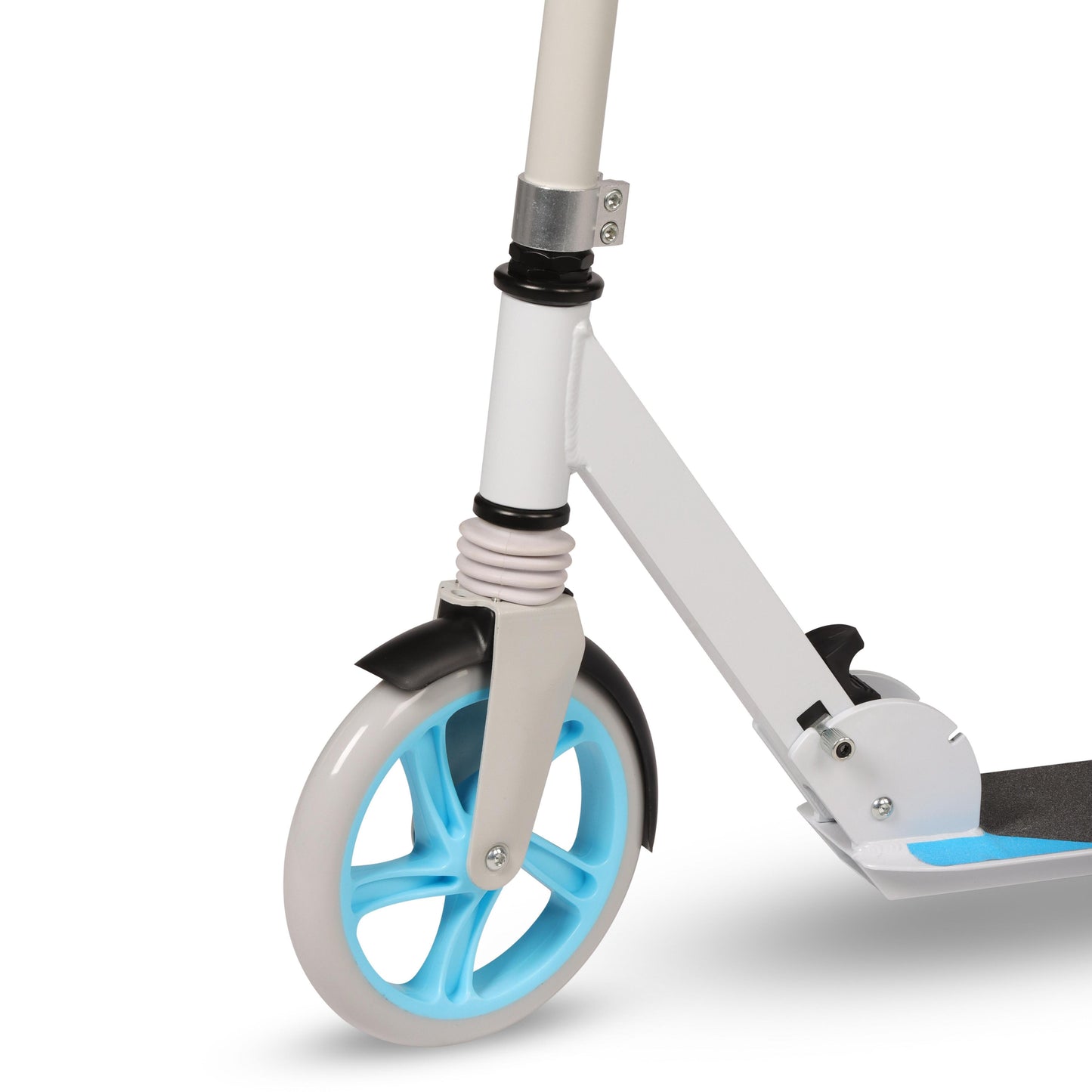 Trotinete Dobrável Para Adultos Até 100 Kg DRIVE INDIGO Branco-Luz Azul