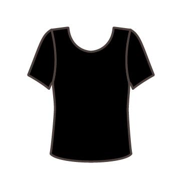 T-shirt Élastique à Manches Courtes SOLO Noir