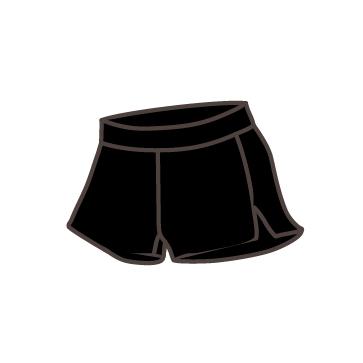 Shorts Dobles SOLO Negro